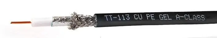 Kabel zewnętrzny TT113 PE GEL CU Fca RG6